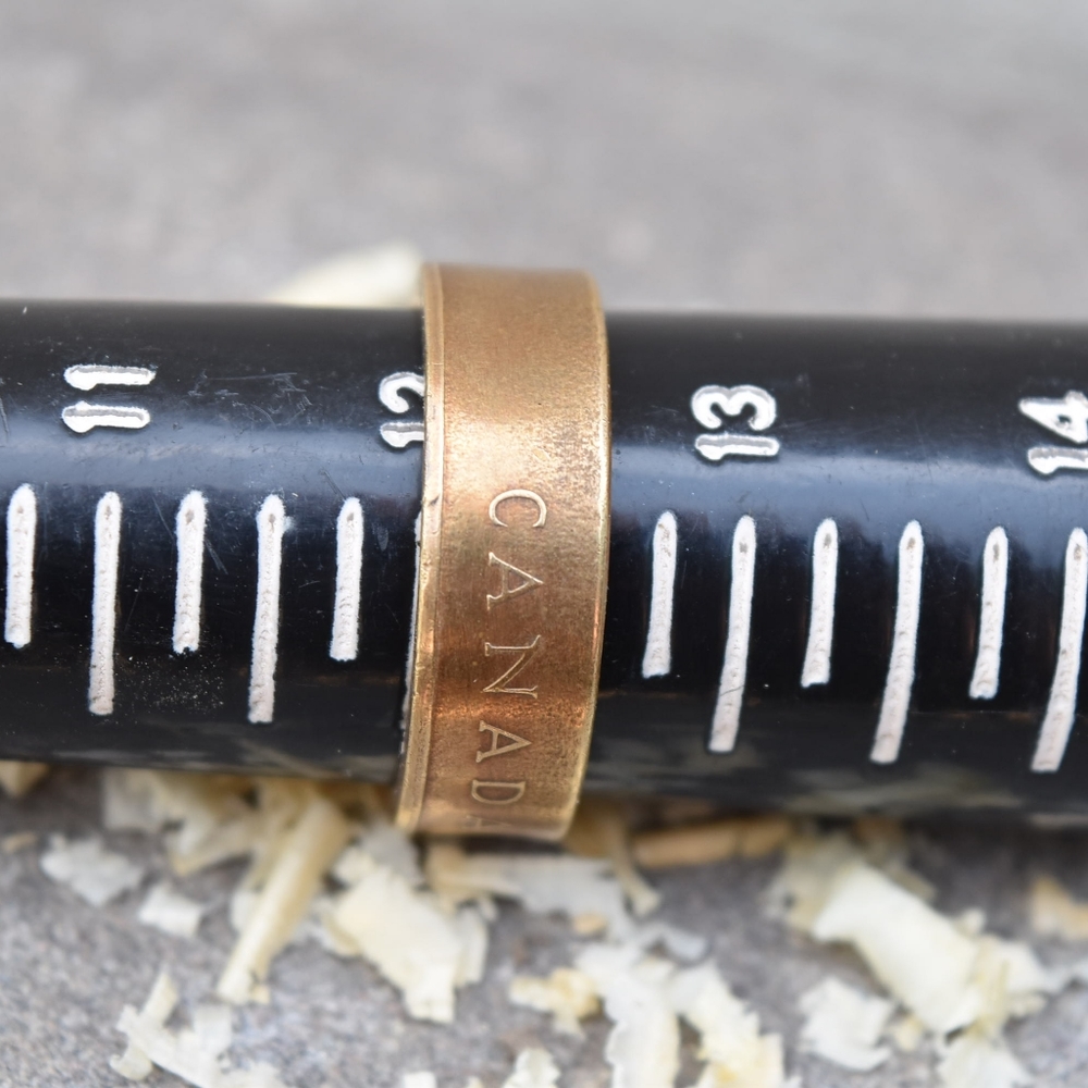 NEW Handmade 1867 Confederation Brass Coin Ring - Picture 4 of 6